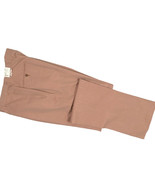 NEW $295 Hickey Freeman Cotton Pants! 32  Rose &amp; Tan   Herringbone Design - $205.14 CAD