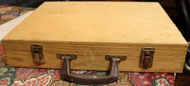 Vintage white wood drawing or art case with separate compartments  - $69.00