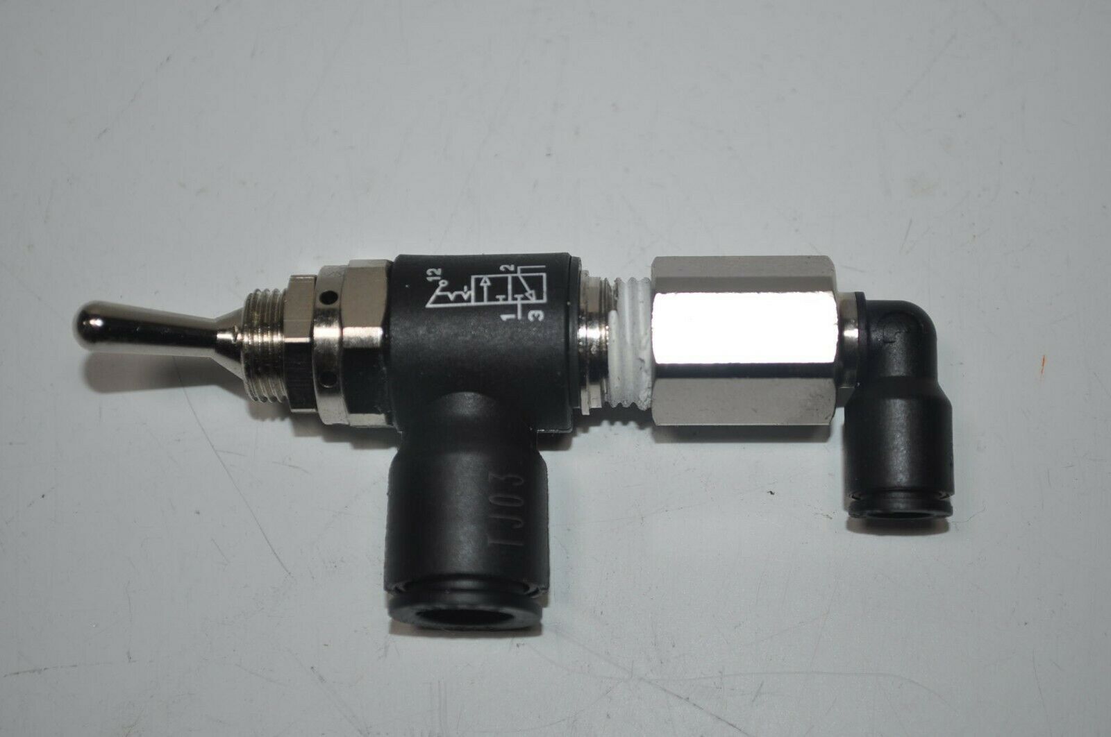 New Legris Manual Operated Venting Valve 1/4" NPT 3/8" Tube - Modifed 7806 60 14 - $50.32