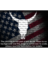 Steer Skull Die Cut Vinyl Car Truck Window Decal Bumper Sticker US Seller - $9.21 CAD+