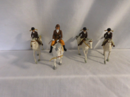 Britains 1975 Young Rider &amp; Pony Horse Girl Figure #2080 England x 4 sets - £46.44 GBP