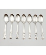 Rogers Magnolia Inspiration Set 7 Teaspoons Silverplate Flatware Vtg Dis... - €25,68 EUR