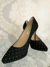 L.K. BENNETT Black Suede w/Metal Rivets Platform Pumps Sz 37/US 7 $325 - £96.04 GBP