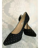 L.K. BENNETT Black Suede w/Metal Rivets Platform Pumps Sz 37/US 7 $325 - £96.16 GBP