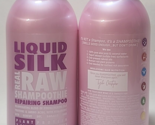 (2 Ct) Real Raw Shampoothie Smoothie Liquid Silk Repairing Shampoo 12 oz - £18.28 GBP