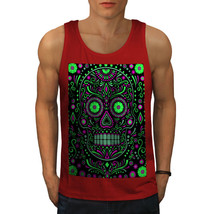 Wellcoda Skull Acid Art Mens Tank Top, Zombie Active Sports Shirt - £14.87 GBP+