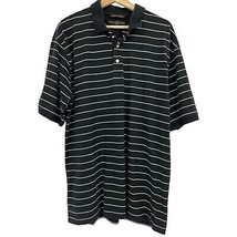 Tommy Hilfger Golf Vintage Polo Shirt Sz Large Short Sleeve Striped - £23.74 GBP