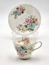 Royal Albert Teacup and Saucer Pink Roses with Daisies England Bone Chin... - $26.17