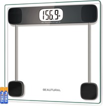 Beautural Digital Bathroom Scale For Body Weight, Accurate Weighing Scale High - £35.37 GBP