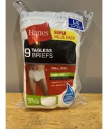 Hanes - Men&#39;s 9-Pk Tagless Briefs Comfort Flex Waistband White L/G (36-3... - $456.30 MXN