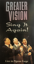 Greater VISION-SING It AGAIN-Live In Pigeon Forge (VHS1998)RARE-BRAND NEW-SHIP24 - £59.12 GBP