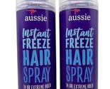 2 Pack  Aussie Instant Freeze Hairspray - 7oz - £39.79 GBP