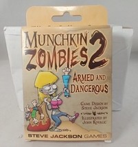 Munchkin Zombies 2 Armed and Dangerous *NEW* Steve Jackson Games - $8.75