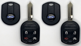 2  Cases Shells For Ford Remote Key Keyless Entry Alarm Key 4 Buttons RS A+++ - £5.93 GBP