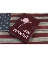 Vintage 1959 Pennant Reagan High School Houston Texas Yearbook Volume 44 - €23,15 EUR