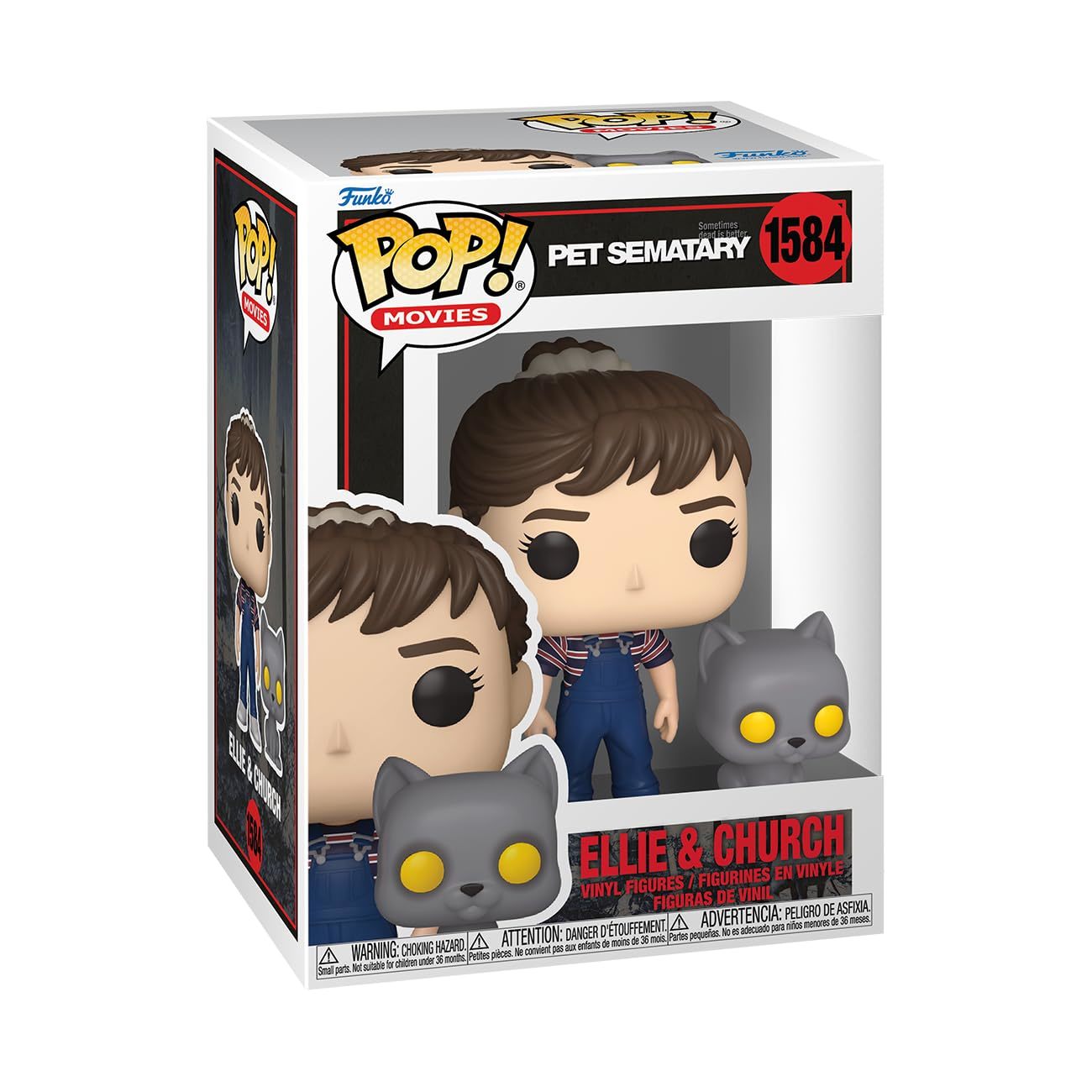 Funko Pop! & Buddy: Pet Sematary - Ellie & Church