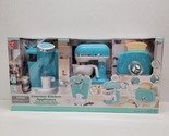 Playgo Gourmet Kitchen Appliances Toy Kitchen Playset Blue Toaster, Mixer - $53.40