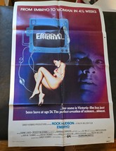 Embryo 1976 Movie Poster 27x41 Rock Hudson Barbara Carrera Sci-Fi Horror - $451.55 MXN