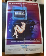 Embryo 1976 Movie Poster 27x41 Rock Hudson Barbara Carrera Sci-Fi Horror - $451.55 MXN