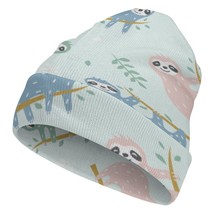 Mondxflaur Sloth Winter Beanie Hats Warm Men Women Knit Caps for Adults - $18.99