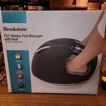 NEW Brookstone FS1 SHIATSU  Foot Massager With Heat Air Compression - £59.19 GBP