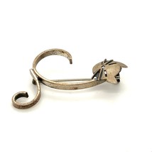 Vintage Sterling Signed Beau Abstract Contemporary Kitty Cat Designer Brooch Pin - £30.93 GBP
