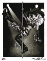 Joel Adams SIGNED Comic Art Print ~ Sin City Nancy Callahan - $29.69