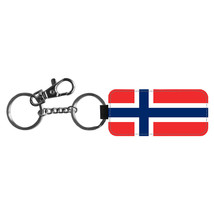 Flag of Norway Keychain, Norway Flag Keyring - £10.30 GBP