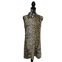 Equipment Femme Lucinda Sleeveless Silk Dress Cheetah Leopard Print - Si... - $47.41