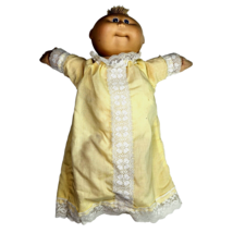 Vintage 1982 Coleco Cabbage Patch Doll Kid Preemie Original Dimple 15&quot; Yellow - £19.97 GBP