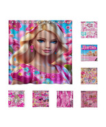 New!!! Barbie Pattern Custom Waterproof Polyester Shower Curtain 4 Size - $42.10 CAD+