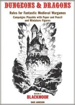 Dungeons &amp; Dragons Blackmoor Book V Cover Art Refrigerator Magnet NEW UN... - $3.99