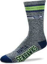 FBF Got Marbled Crew Socks Seattle Seahawks Large(10-13) - $327.96 MXN
