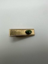 Vintage 12k GF Anson Gold Jade Tie Clip 2.5cm - $10.94