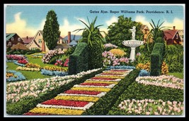 RHODE ISLAND Postcard - Providence, Roger Williams Park, Gates Ajar F30 - £2.32 GBP