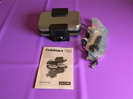 Cuisinart Pizzelle Press WM-PZ10 Sweet Treats &amp; Savory Appetizers Waffle... - $502.86 MXN