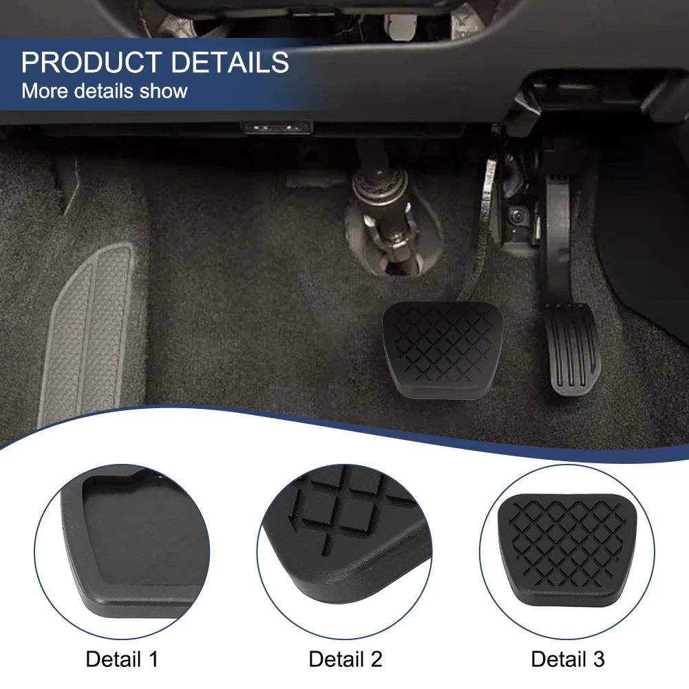 Car Brake Clutch Pedal Rubber Pad Cover For Civic Mkviii 2005-2011 Mkvii 2000- - $13.78