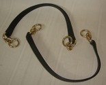 COACH Black Replacement Handles For Handbag 15”With Gold Tone - £15.86 GBP