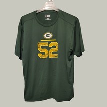 Green Bay Packers Mens Shirt Large Clay Matthews #52 NFL Team Apparel - £12.82 GBP