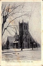 Rare Undivided Back RPPC- St. John&#39;s Episcopal Church, Keokuk, Iowa BK27 - £2.33 GBP