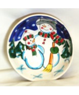 Snowmen Ceramic Soup Cereal Bowl Christmas Holiday World Bazars - £13.19 GBP