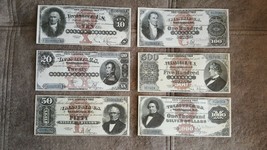 High quality COPIES with W/M United States Silver banknotes 1880 FREE SH... - £31.42 GBP