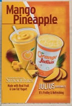 Dairy Queen Poster Backlit Plastic Orange Julius Mango Pineapple 17x25 dq2 - $14.84