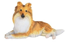 Shetland Sheepdog 18104 Sheltie Puppy Dog Figurine Resin 9.5&quot; H - £27.09 GBP