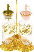 LaModaHome Olive Oil Balsamic Vinegar Dispenser Bottle Set of 2 Soy Sauce Cruet  - £37.97 GBP