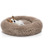 Orthopedic Dog Bed Comfortable Donut Cuddler round Pet Beds Ultra Soft W... - $31.18 CAD