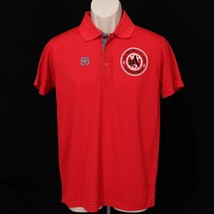 Mooto Mens USWC Taekwondo Referee Polo Shirt S Small M160 Red US World C... - $12.84