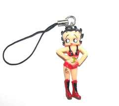 BETTY BOOP Charm For Cell Phone/Purse, Super Sexy With Tattoos - $7.66