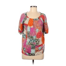Lilly Pulitzer Silk Keating Short Sleeve Blouse Size 6 - £26.04 GBP