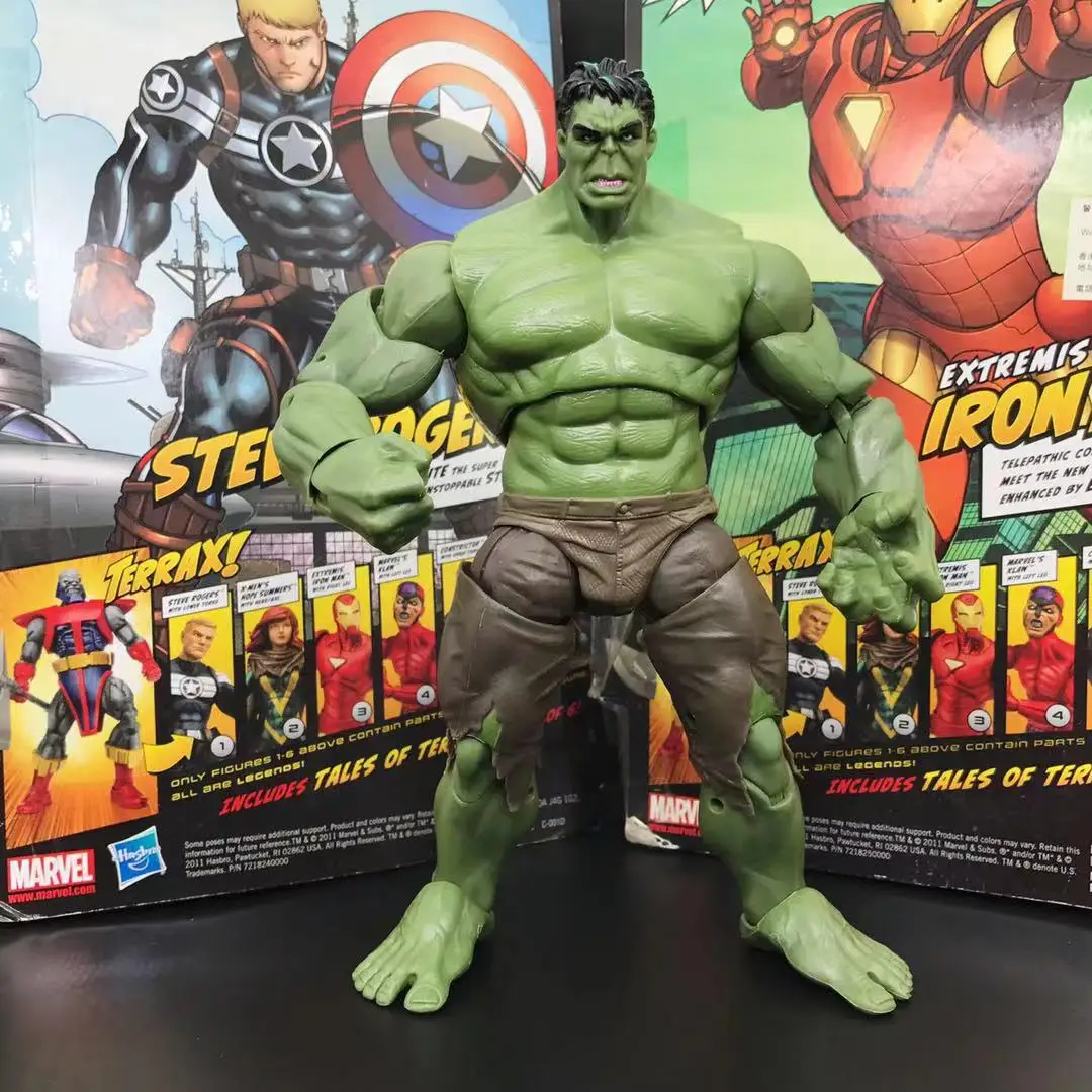 Marvel Legends Super Hero Avenger Movie Series Incredible Hulk 7&quot; Action Figure - £25.42 GBP